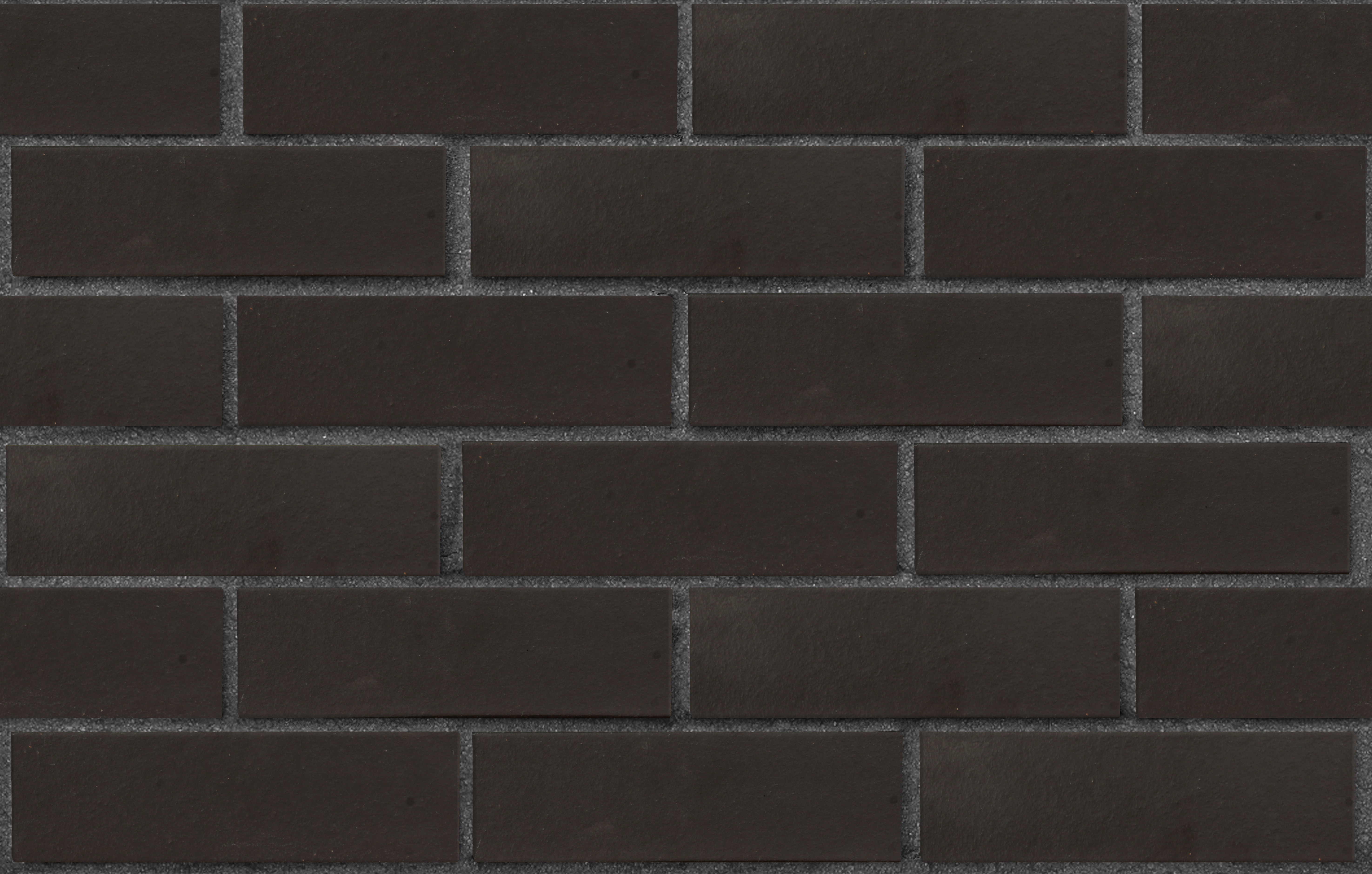 Коллекция Обсидиан. Клинкер фасадный чёрный матовый "Рейкьявик", поверхность гладкая