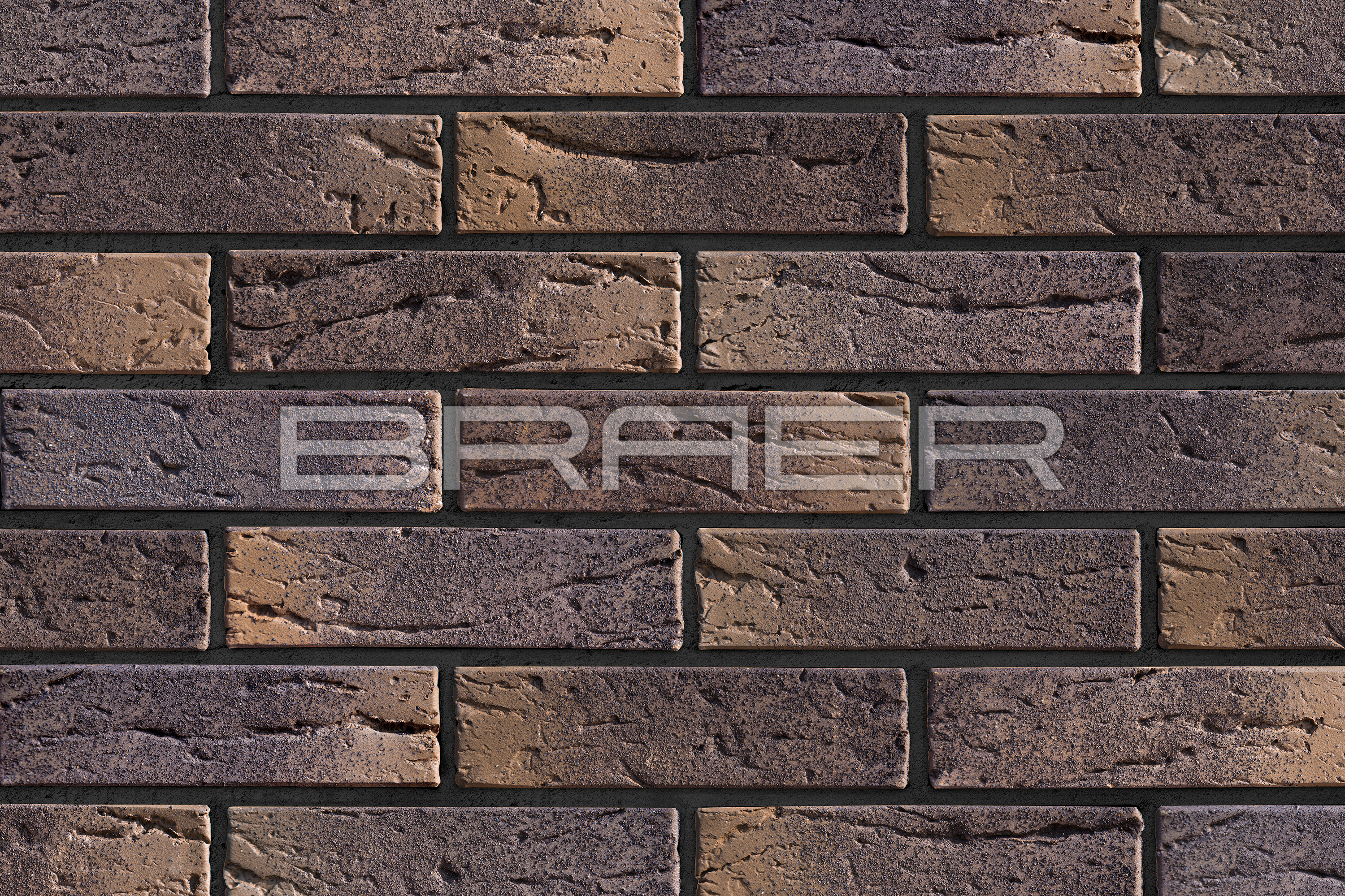 Облицовочный кирпич БРАЕР КЛАДКА ЭТНА кора дуба 1 NF