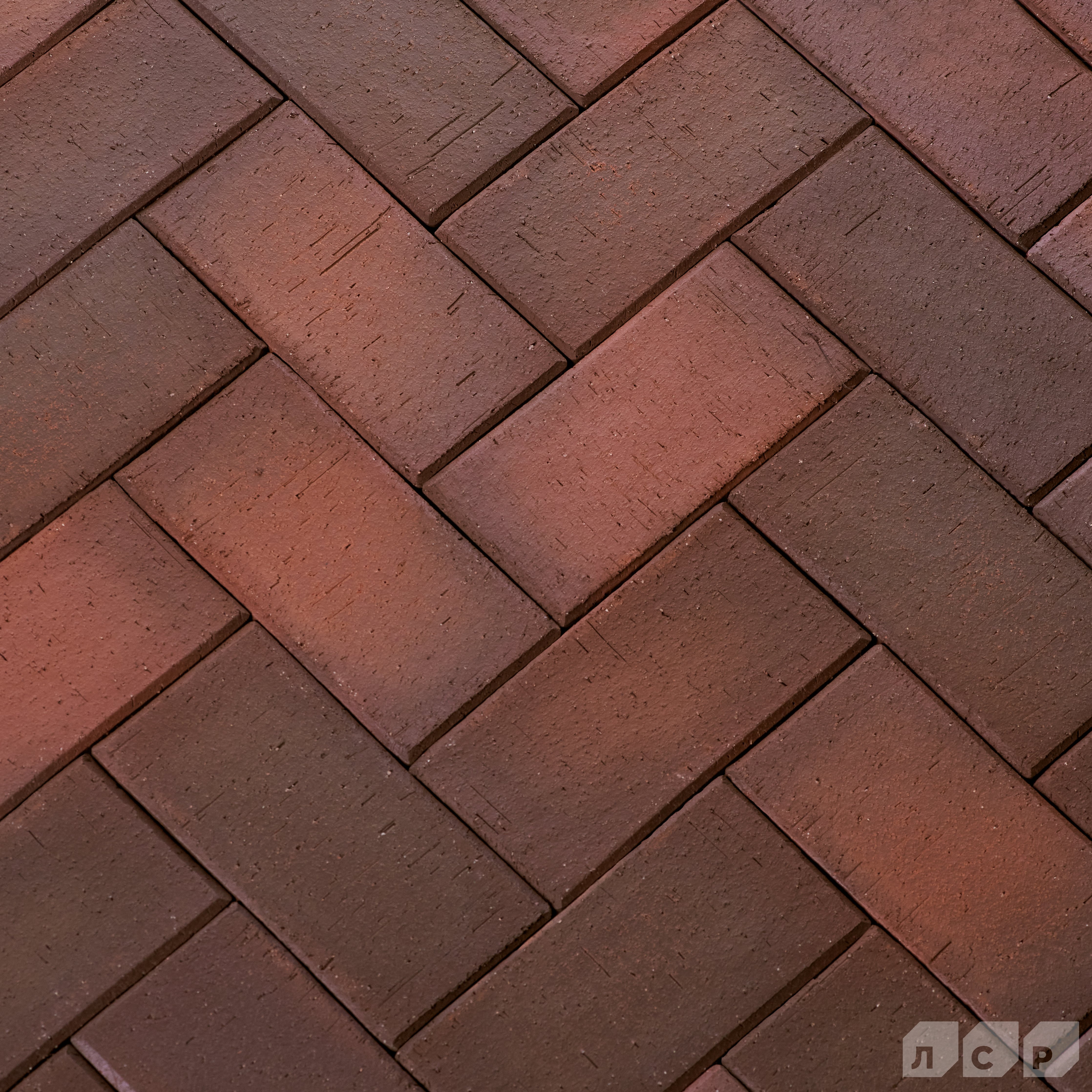Брусчатка тёмно-красная флэш "Глазго" классик 0,51 NF