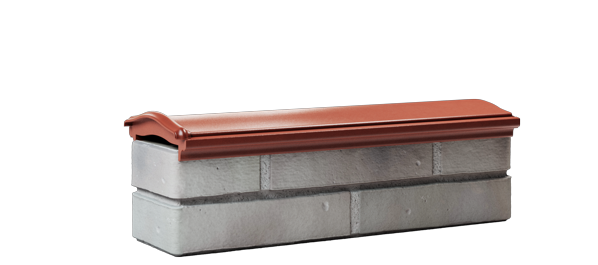 Парапет MONBLAN с посадкой на 1/2 кирпича