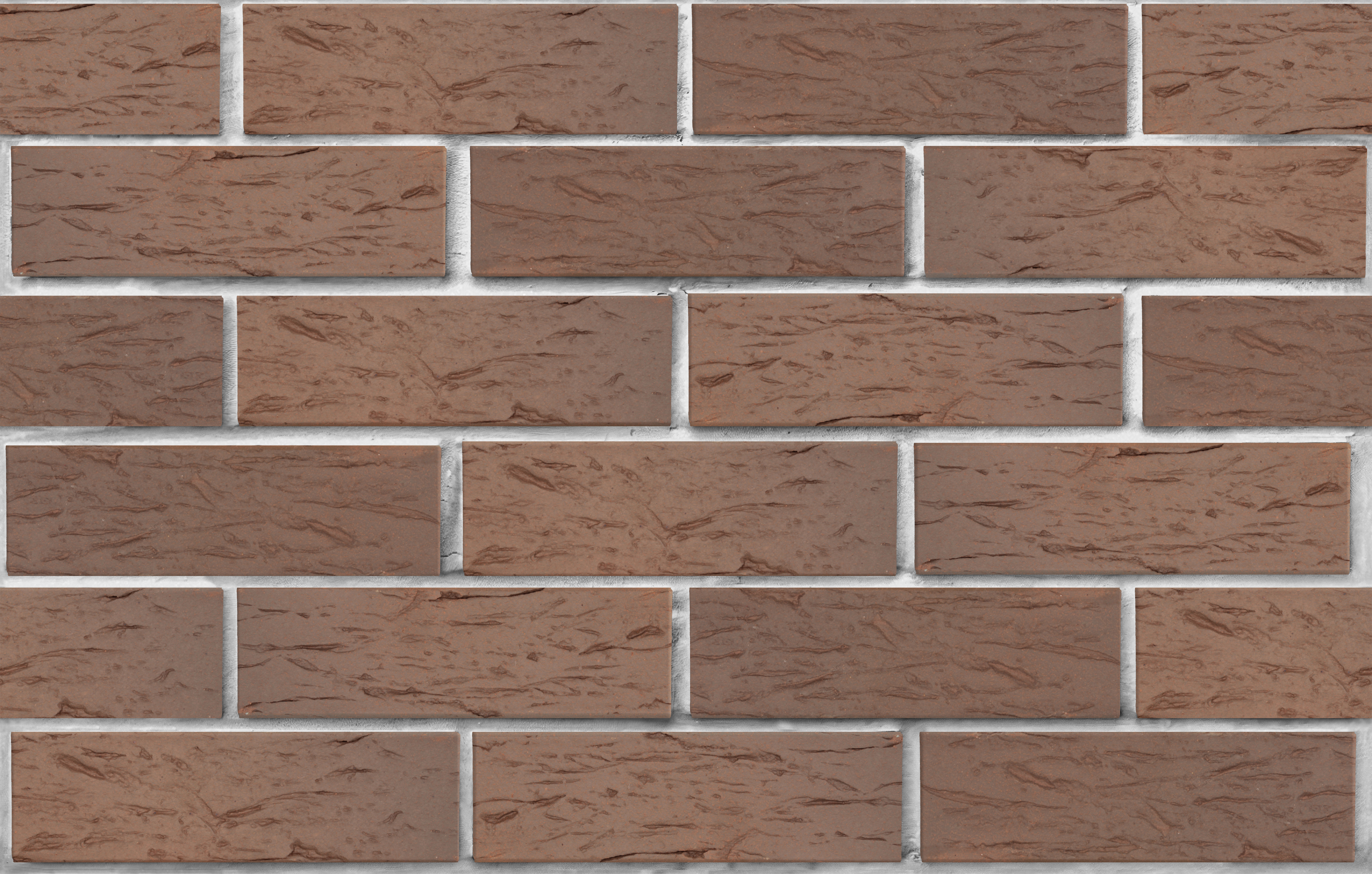Коллекция Классика. Клинкер фасадный светло-коричневый флэш "Прага", поверхность береста