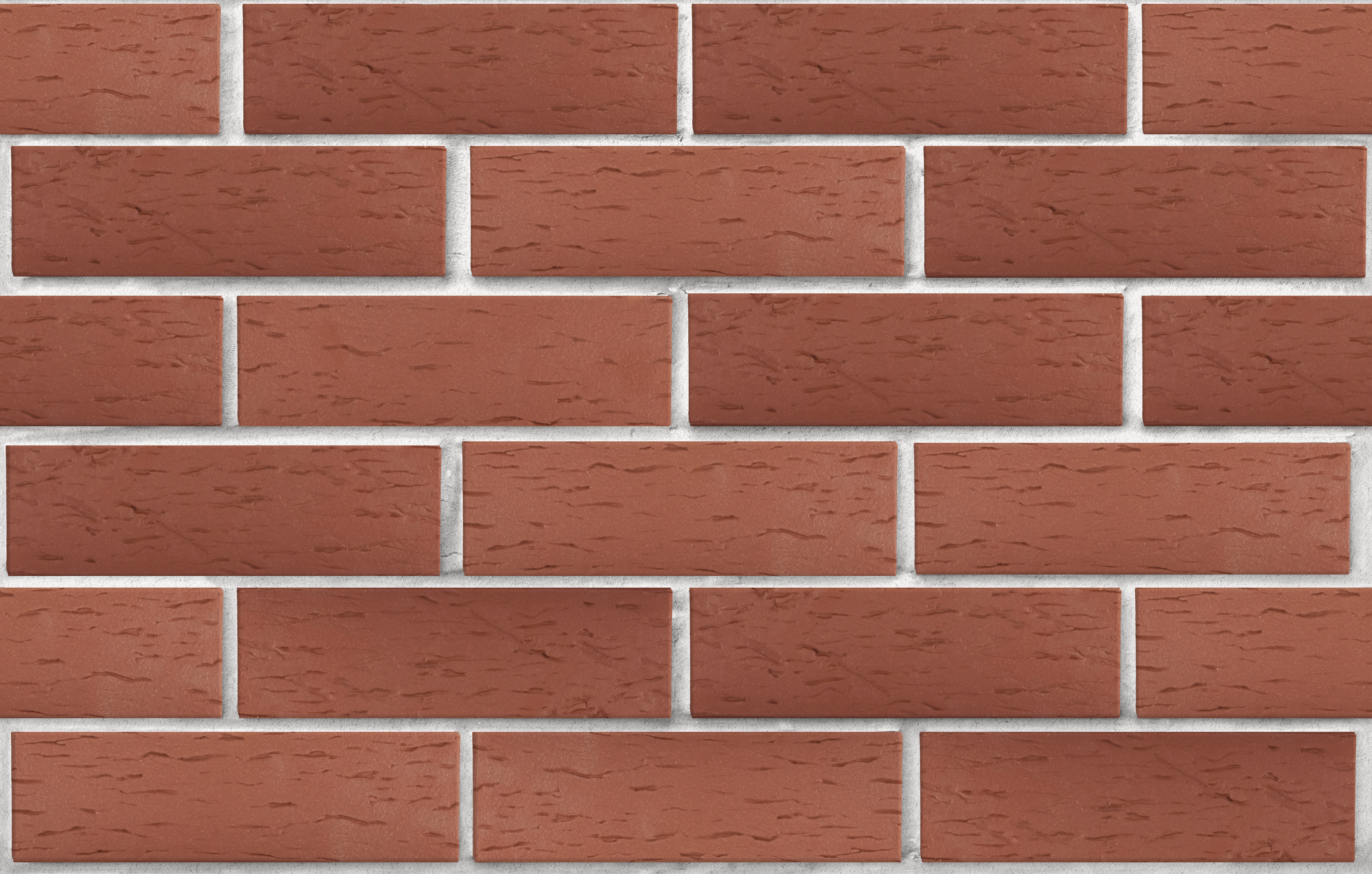 Коллекция Классика. Клинкер фасадный тёмно-красный "Эдинбург", поверхность береста