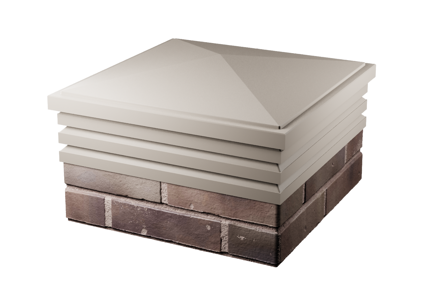 Колпак Bona 513 х 513 с посадкой на 2 кирпича