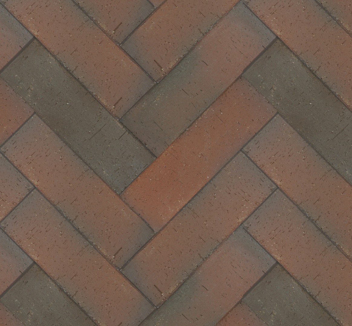 Брусчатка тёмно-красная флэш "Глазго" лонг