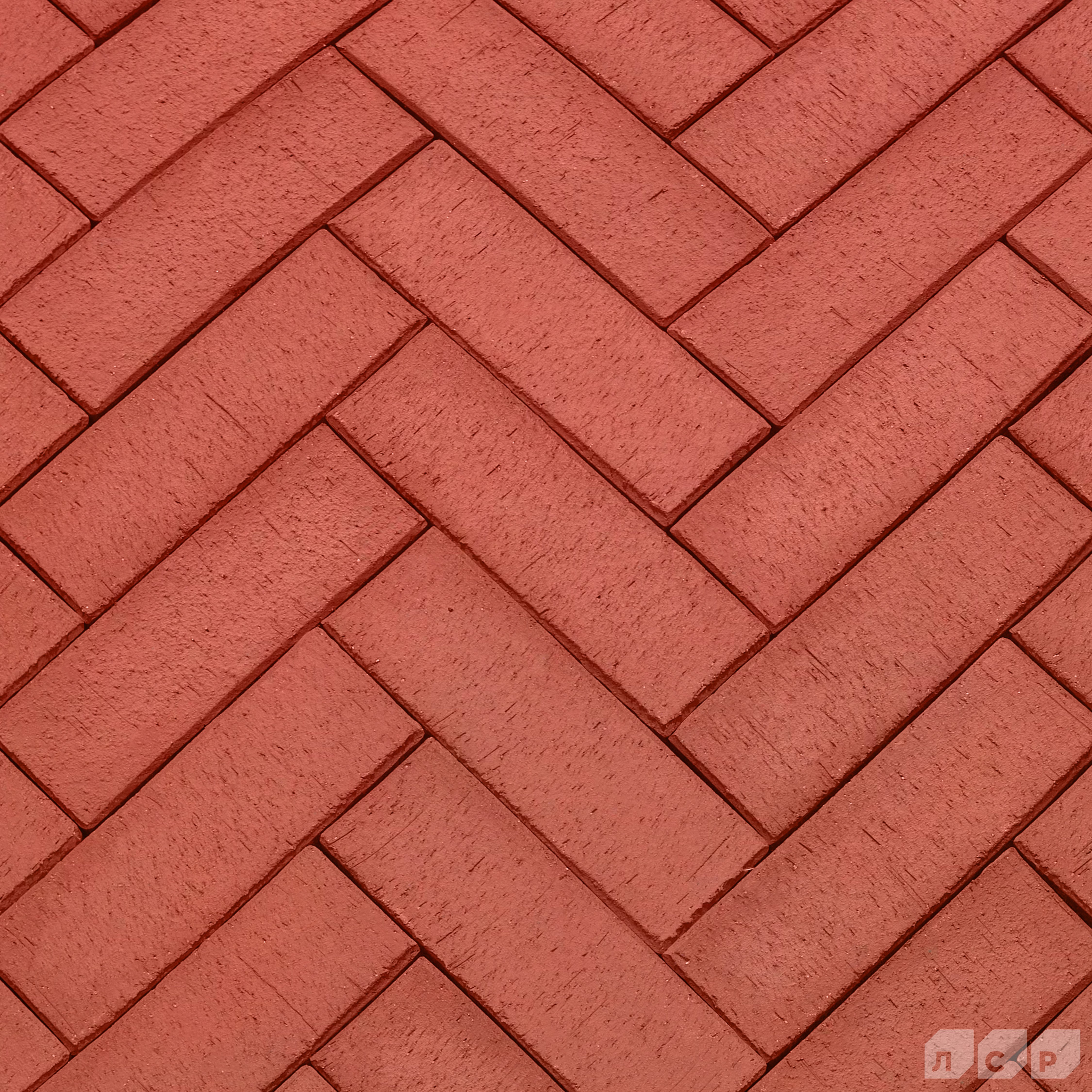 Брусчатка красная "Лондон" лонг