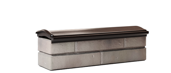 Парапет MONBLAN с посадкой на 1/2 кирпича