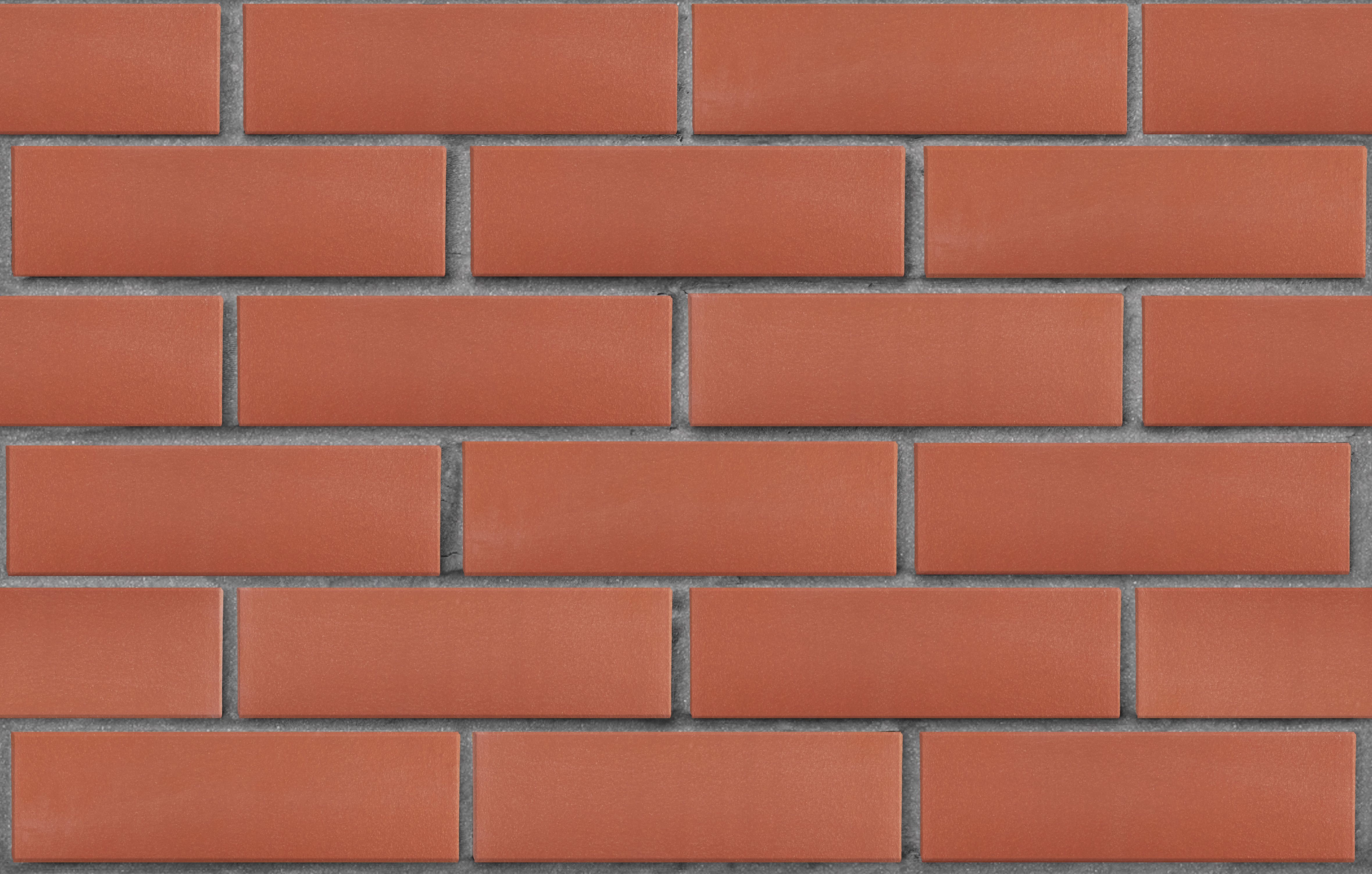 Коллекция Классика. Клинкер фасадный красный "Лондон", поверхность гладкая