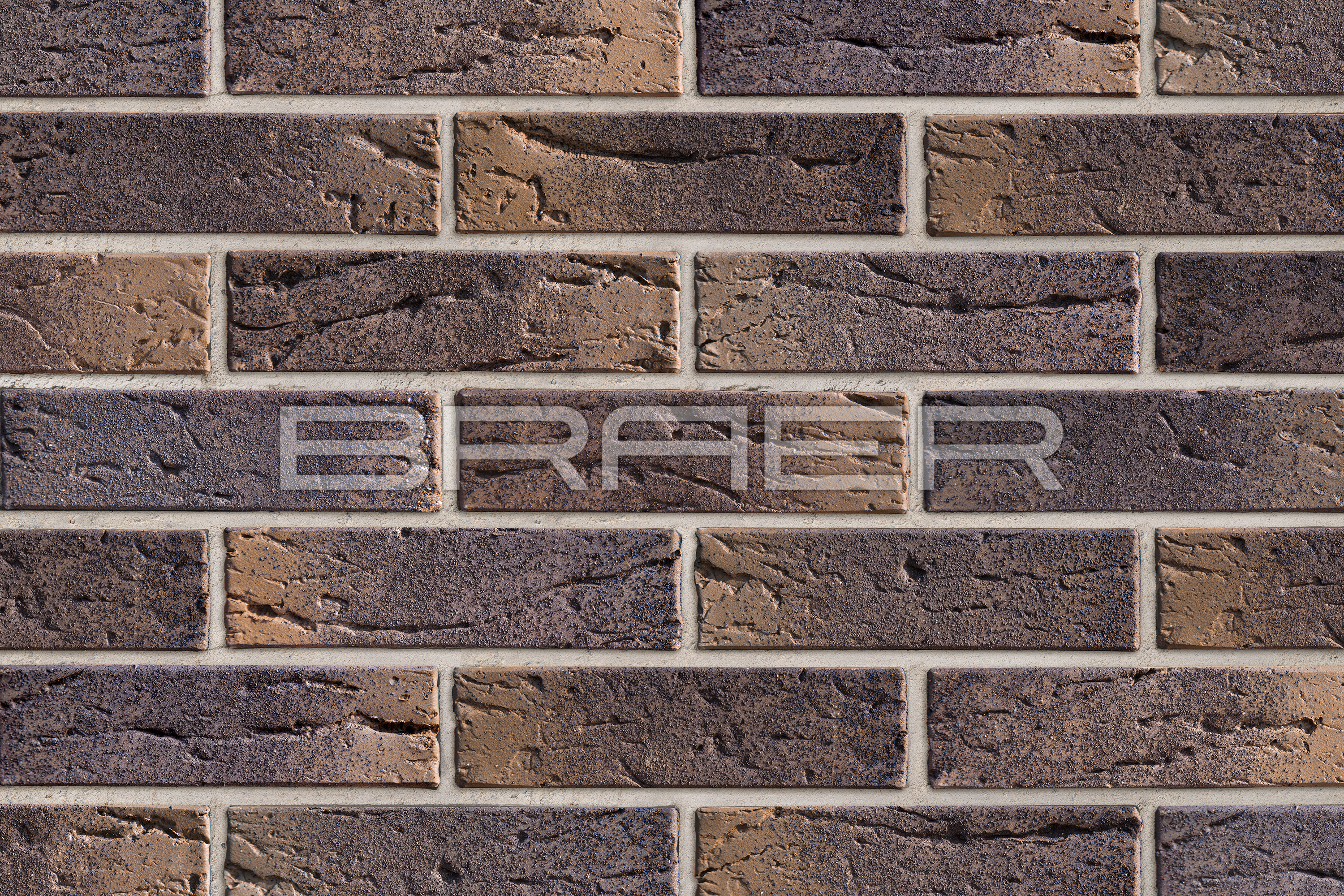 Облицовочный кирпич БРАЕР КЛАДКА ЭТНА кора дуба 1 NF