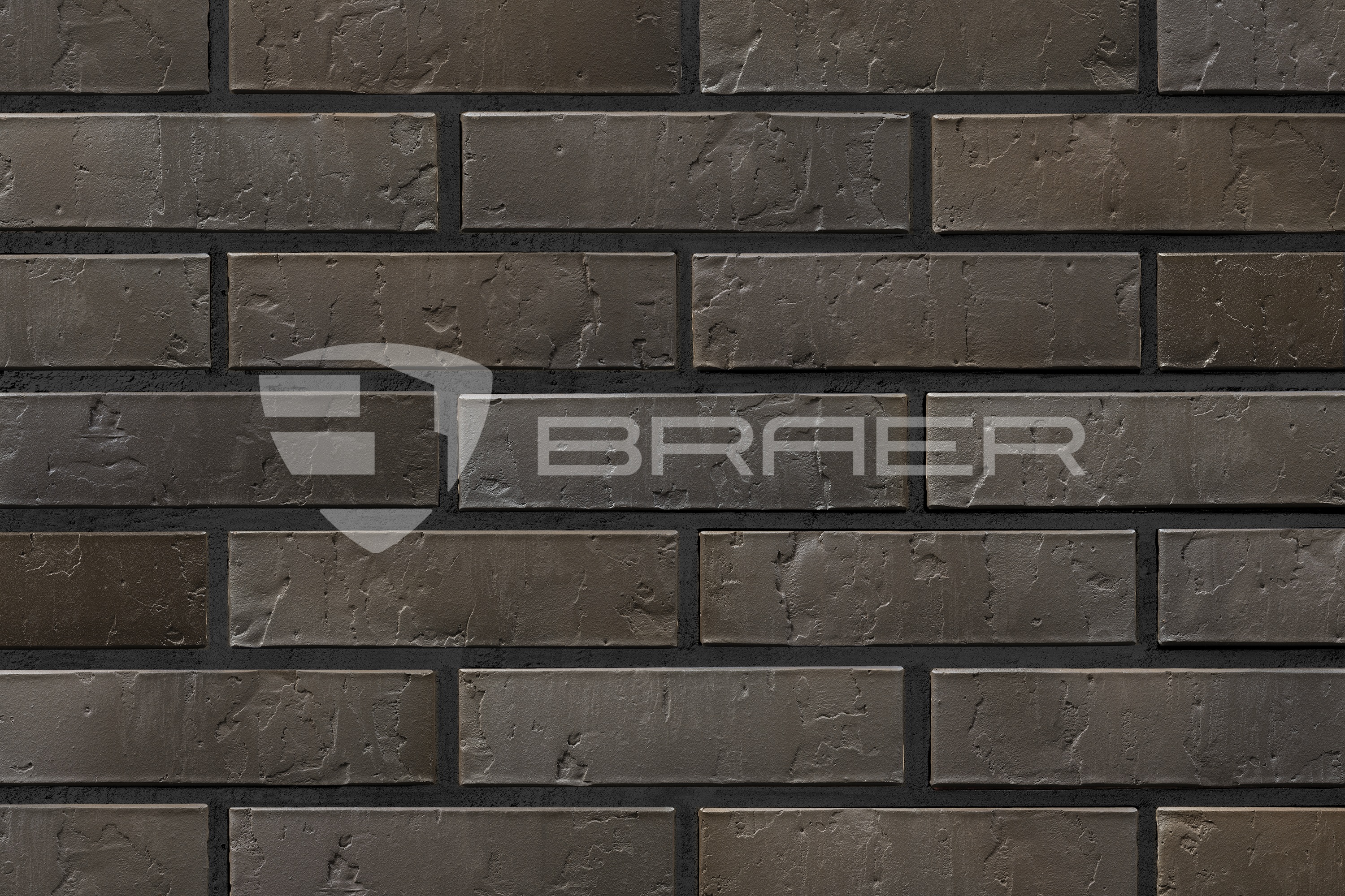 Облицовочный кирпич БРАЕР КЛАДКА НУАР Терра 1 NF