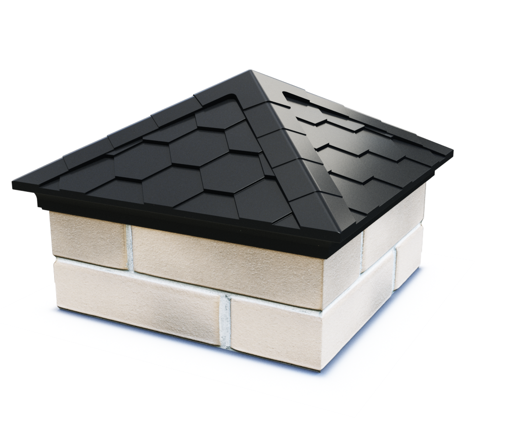 Колпак EVEREST с посадкой 1,5 х 1,5 кирпича