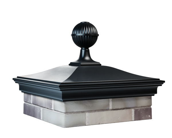 Колпак MONBLAN 520 х 520 на 2 кирпича с шаром