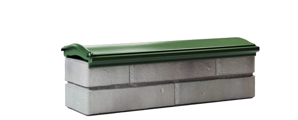 Парапет MONBLAN с посадкой на 1/2 кирпича