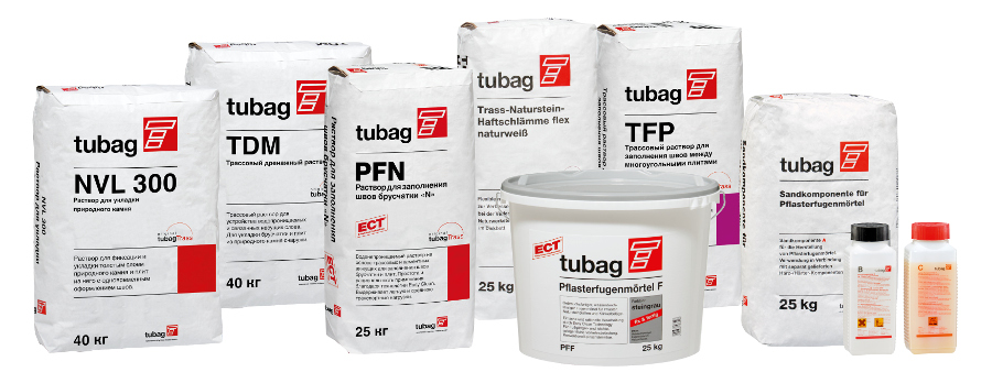 Системы мощения tubag с трассом