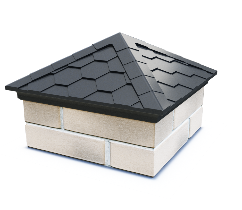 Колпак EVEREST с посадкой 1,5 х 1,5 кирпича