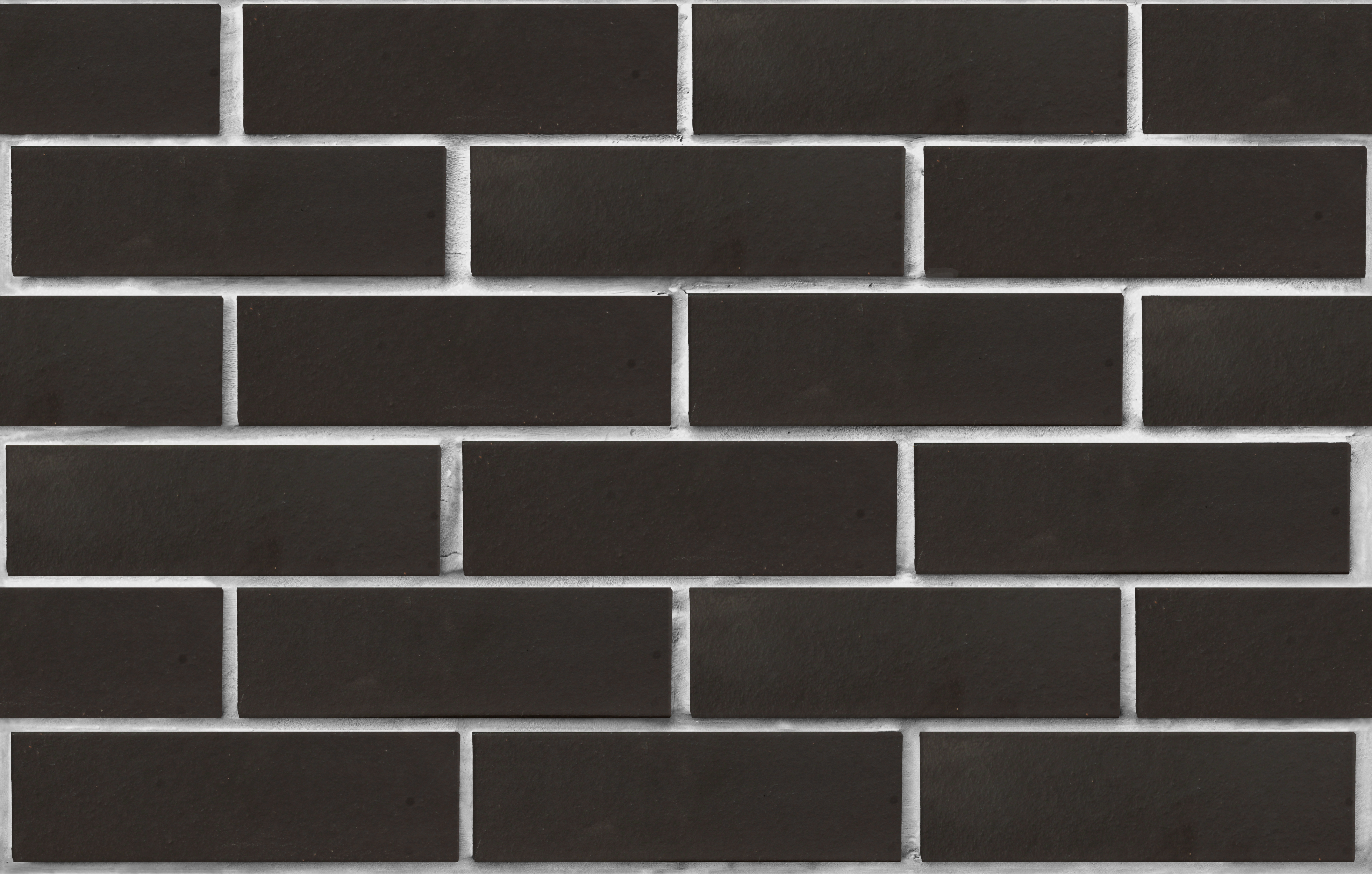 Коллекция Обсидиан. Клинкер фасадный чёрный матовый "Рейкьявик", поверхность гладкая