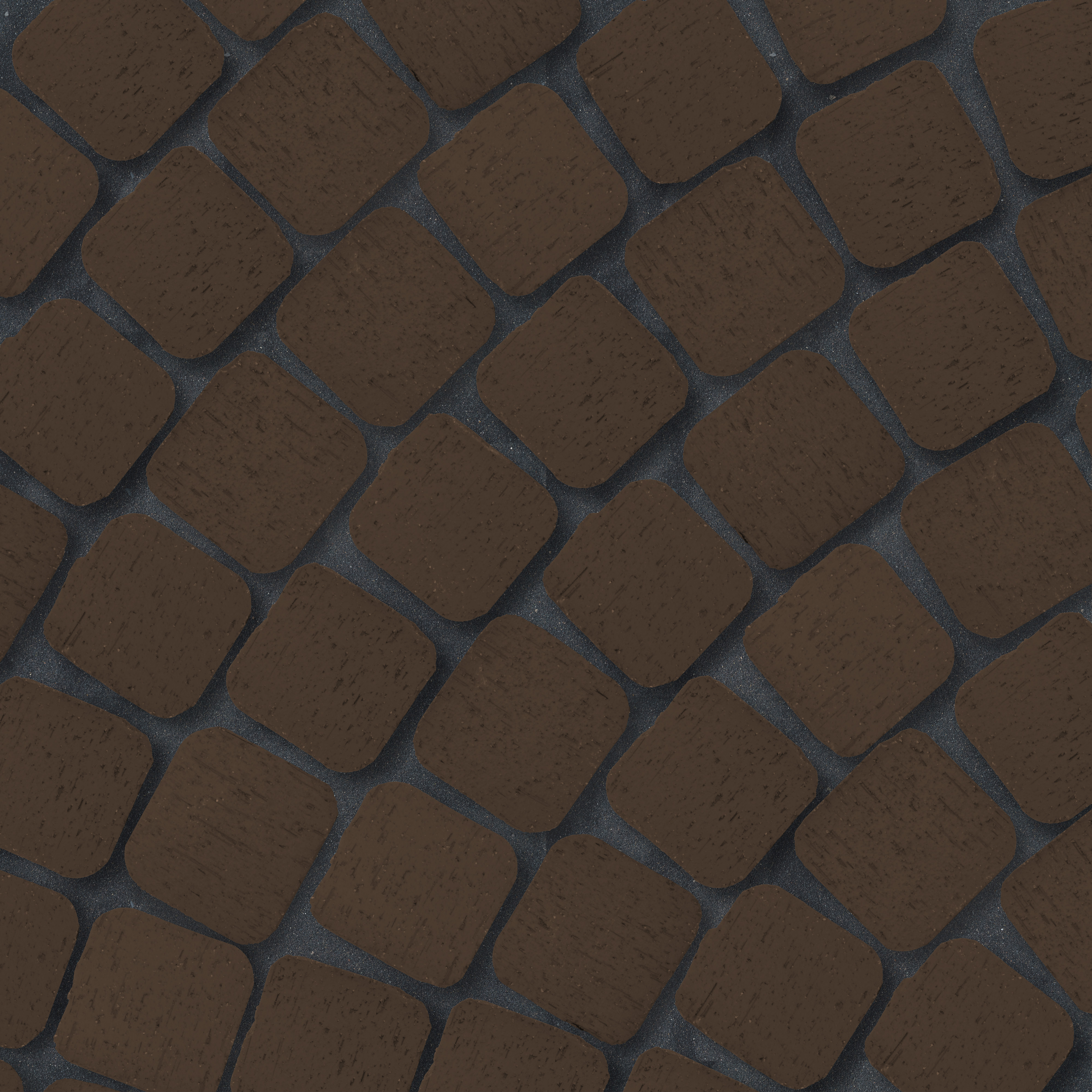 Брусчатка коричневая "Мюнхен" квадро R (под распил)*