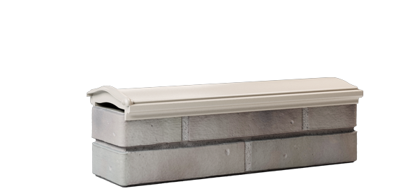 Парапет MONBLAN с посадкой на 1/2 кирпича