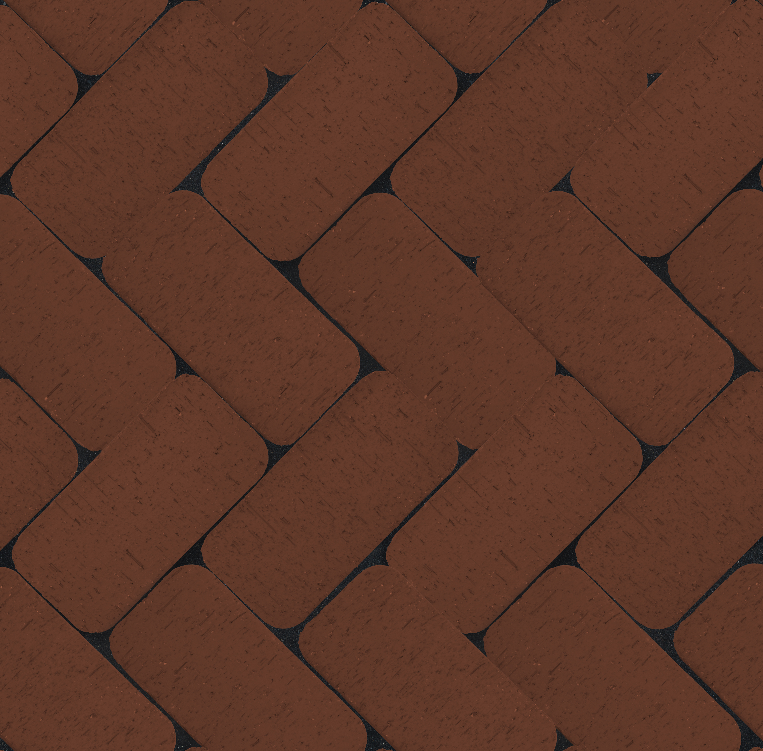 Брусчатка темно-красная "Эдинбург" классик R