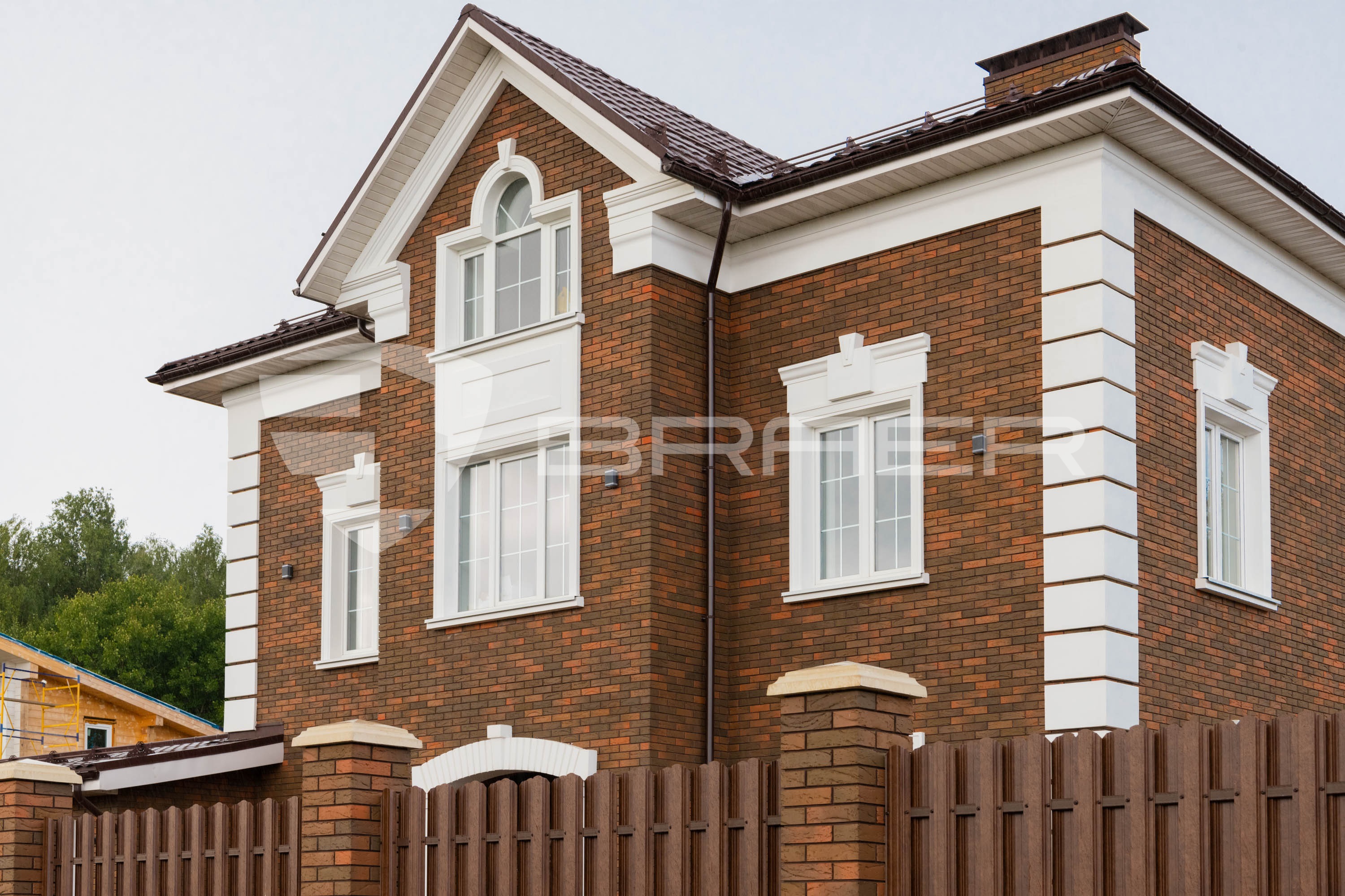 КИРПИЧ БАВАРСКАЯ КЛАДКА КОРА ДУБА