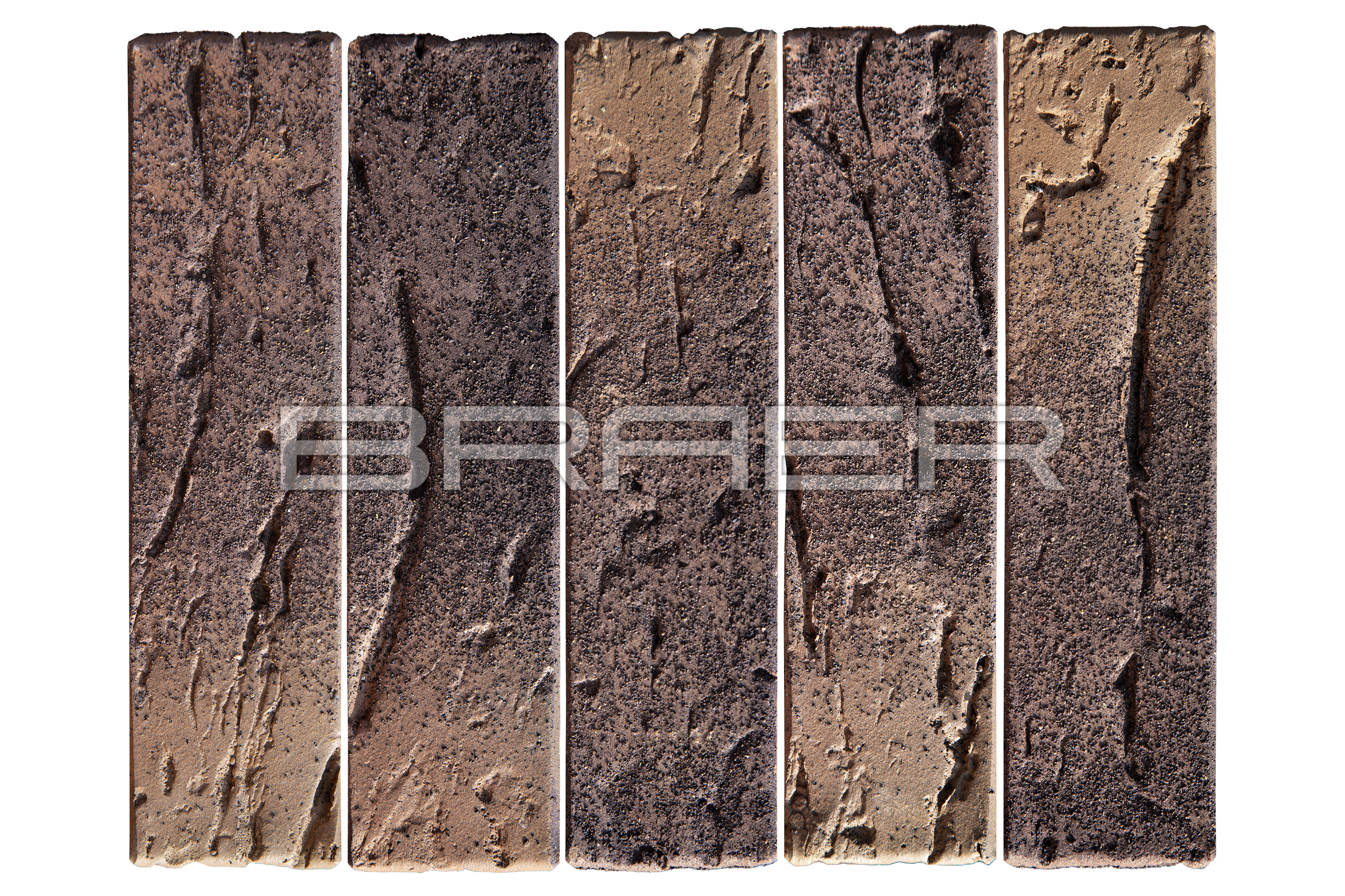 Облицовочный кирпич БРАЕР КЛАДКА ЭТНА кора дуба 1 NF