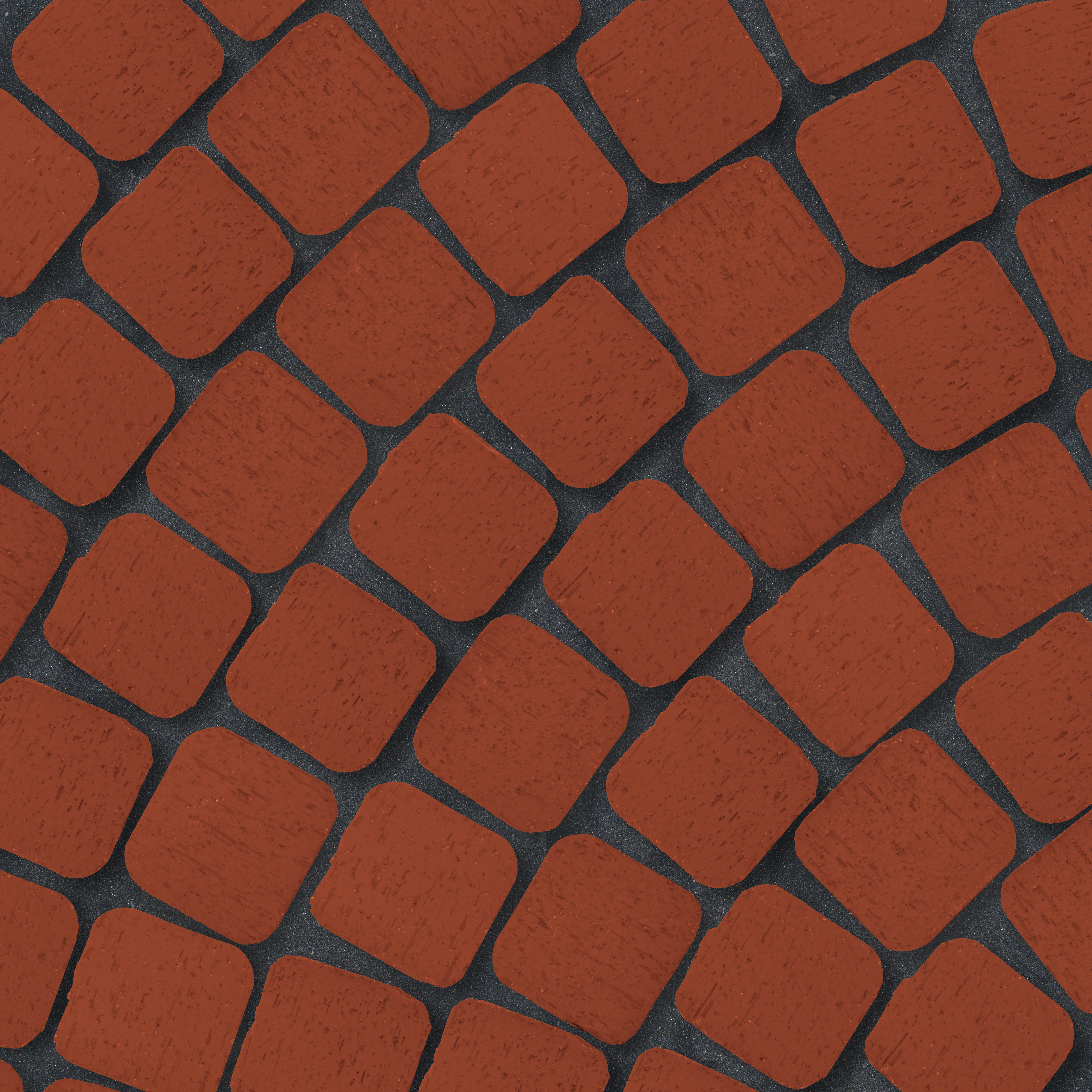 Брусчатка красная "Лондон" квадро R (под распил)*