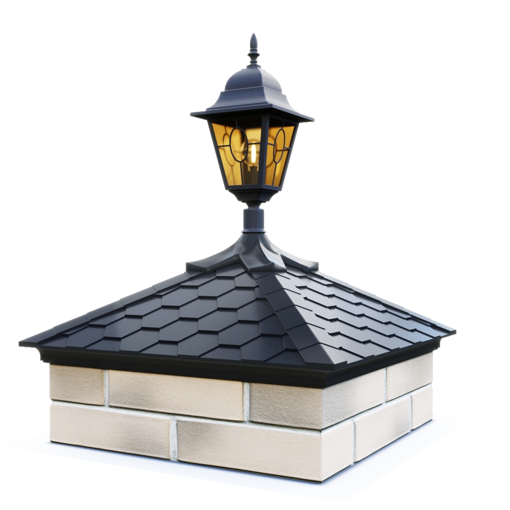 Колпак EVEREST под фонарь с посадкой 2 х 2 кирпича