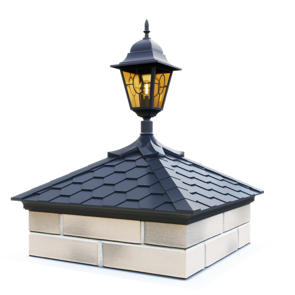 Колпак EVEREST под фонарь с посадкой 2 х 2 кирпича