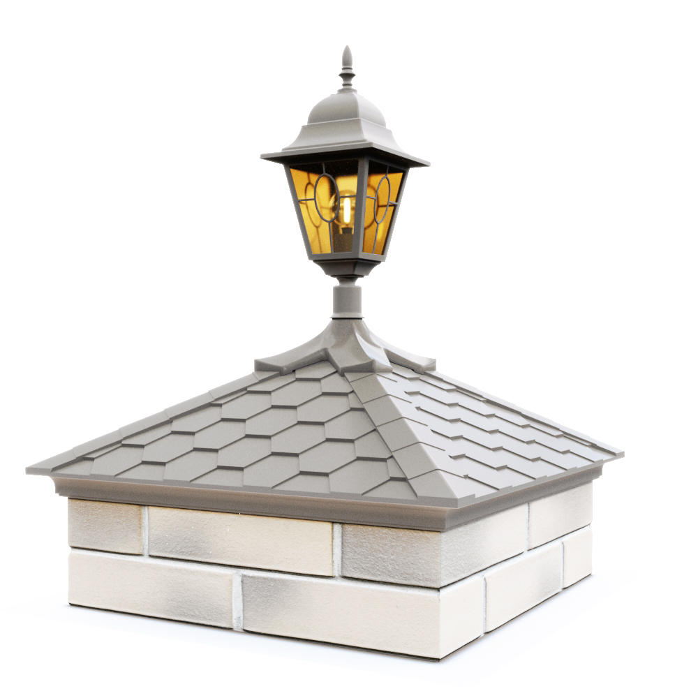 Колпак EVEREST под фонарь с посадкой 2 х 2 кирпича