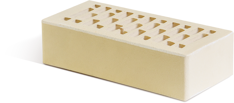 Кирпич керамический лицевой светло-бежевый