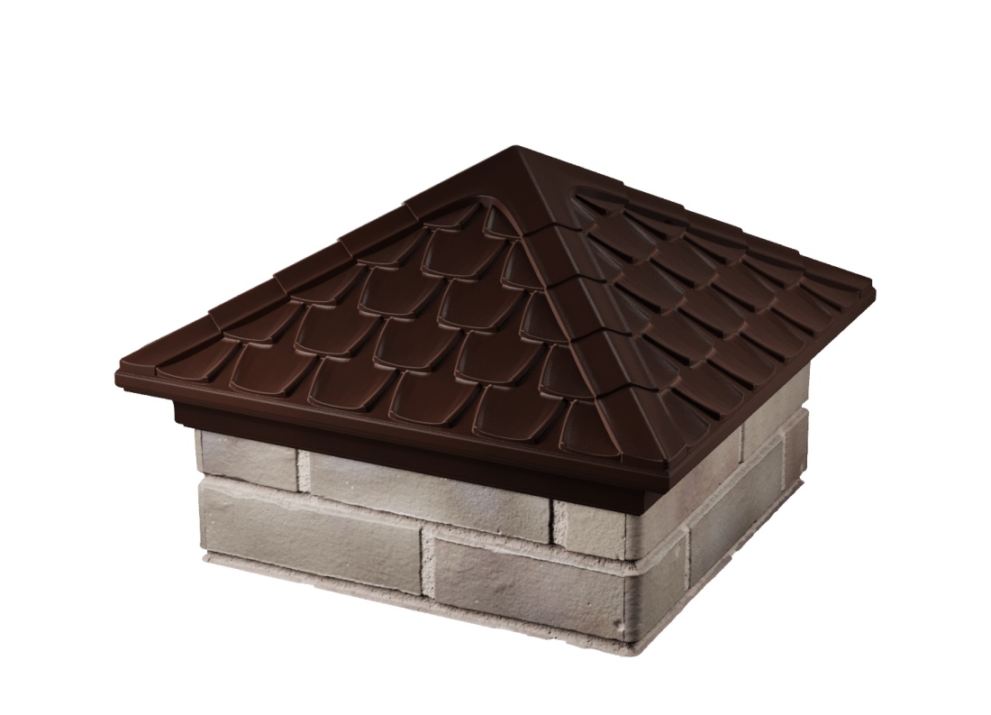 Колпак ELBRUS с посадкой 1,5 х 1,5 кирпича