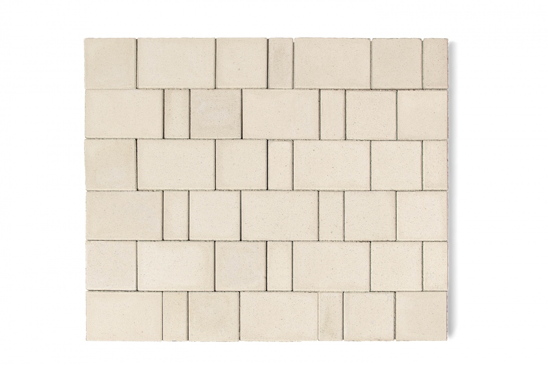 Тротуарная плитка Старый город Ландхаус  Белый