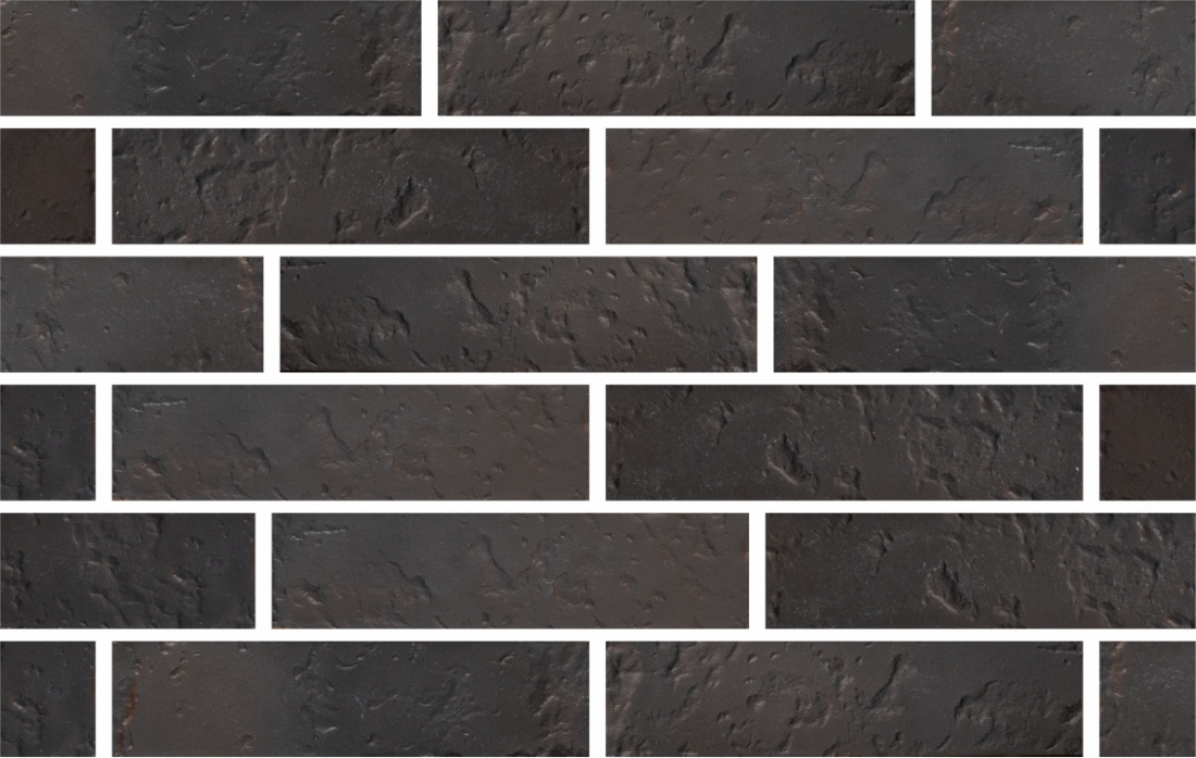 Кирпич облицовочный Нуар Флеш 1НФ