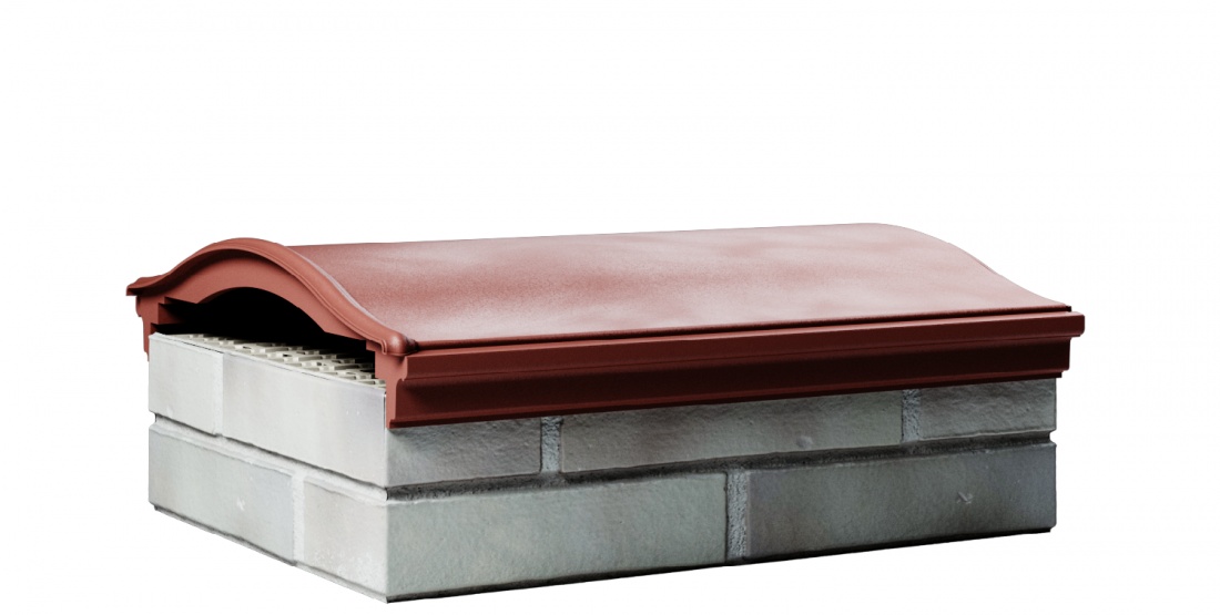 Парапет MONBLAN с посадкой на 1,5 кирпича