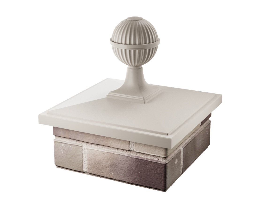 Колпак BONA с шаром 385х385, 400х400мм