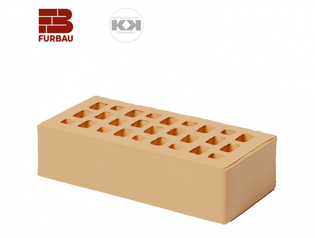 Кирпич лицевой Ваниль 1 НФ