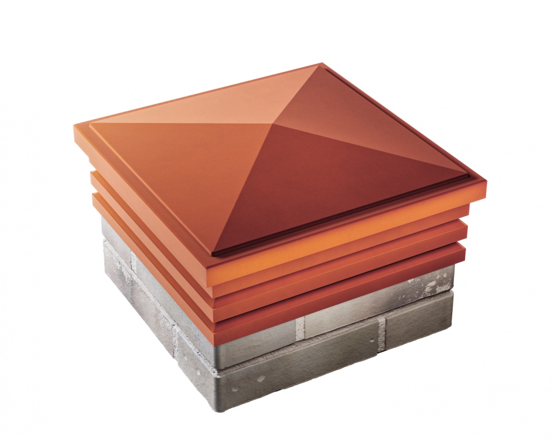 Колпак Bona 385 х 385 с посадкой на 1,5 кирпича