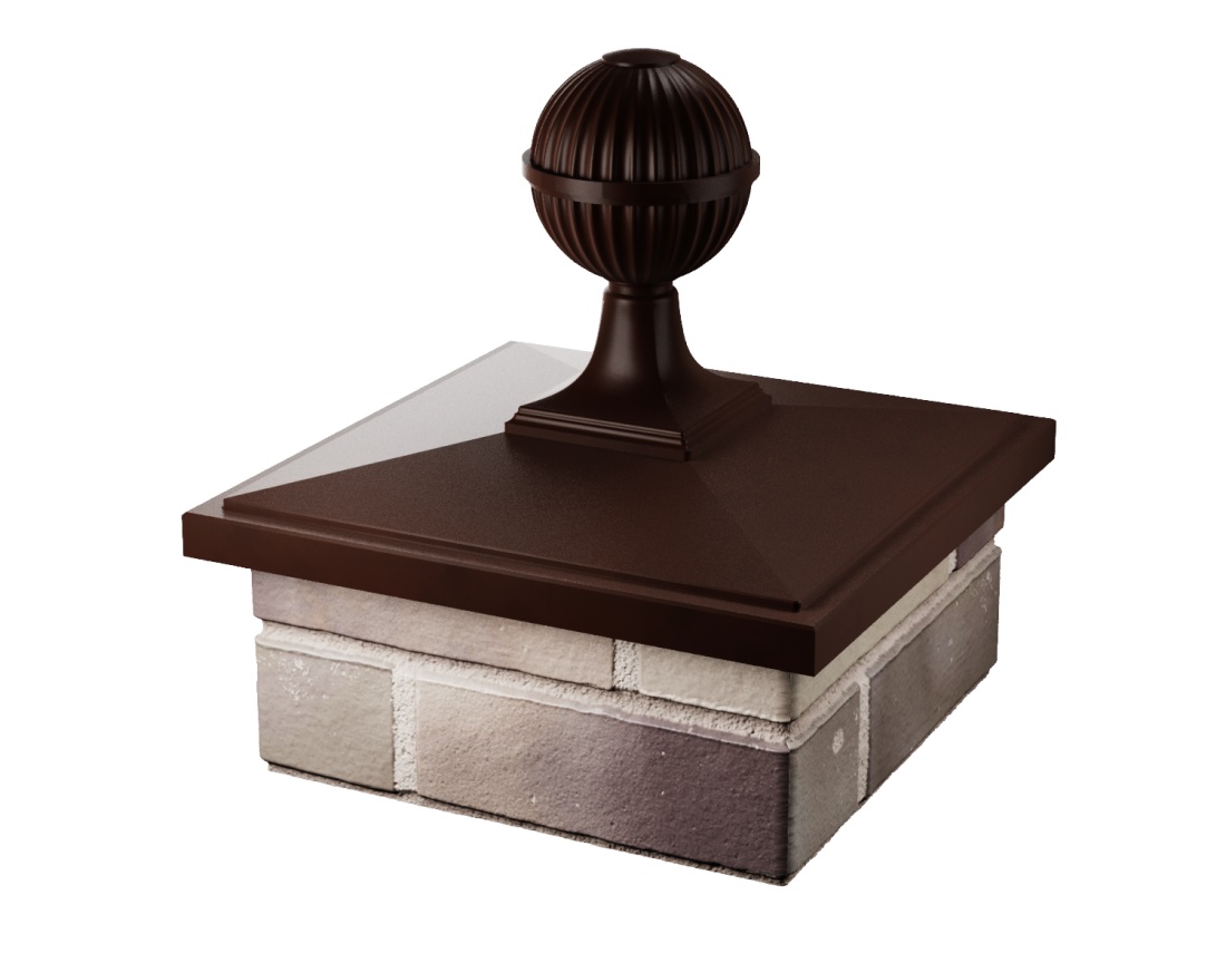 Колпак BONA с шаром 385х385, 400х400мм