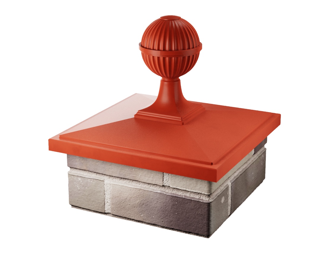 Колпак BONA с шаром 385х385, 400х400мм