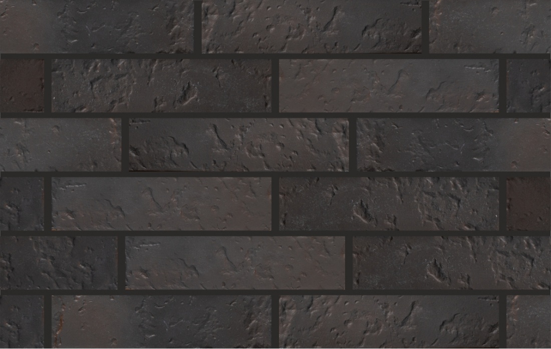 Кирпич облицовочный Нуар Флеш 1НФ