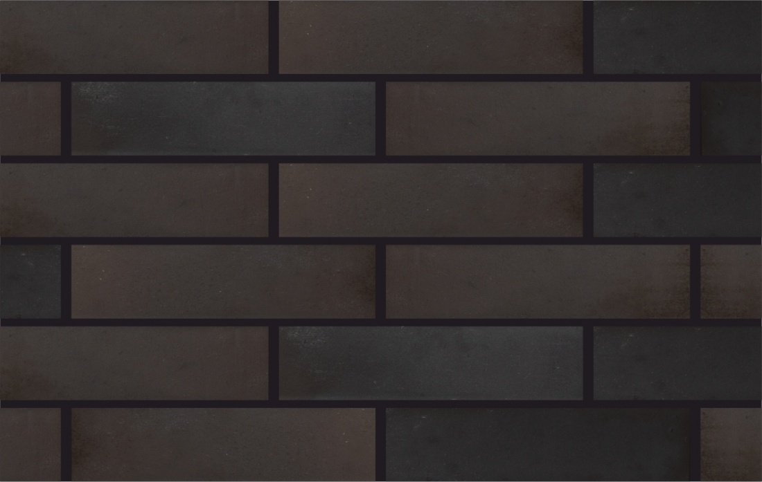 Кирпич облицовочный Нуар Флеш 1НФ