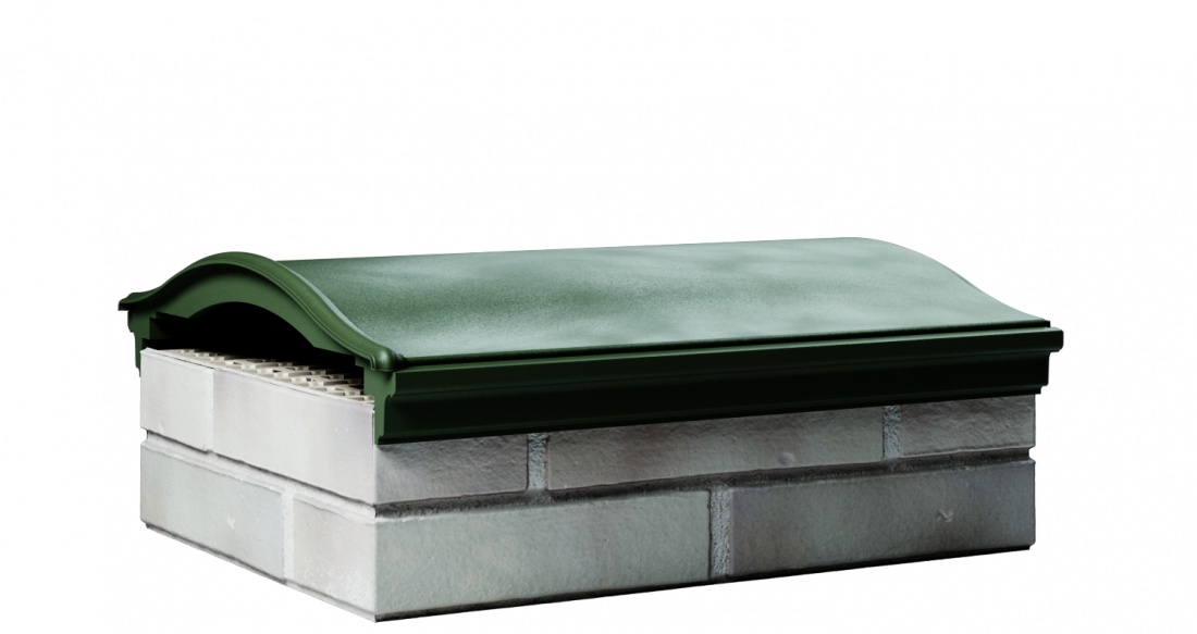 Парапет MONBLAN с посадкой на 1,5 кирпича