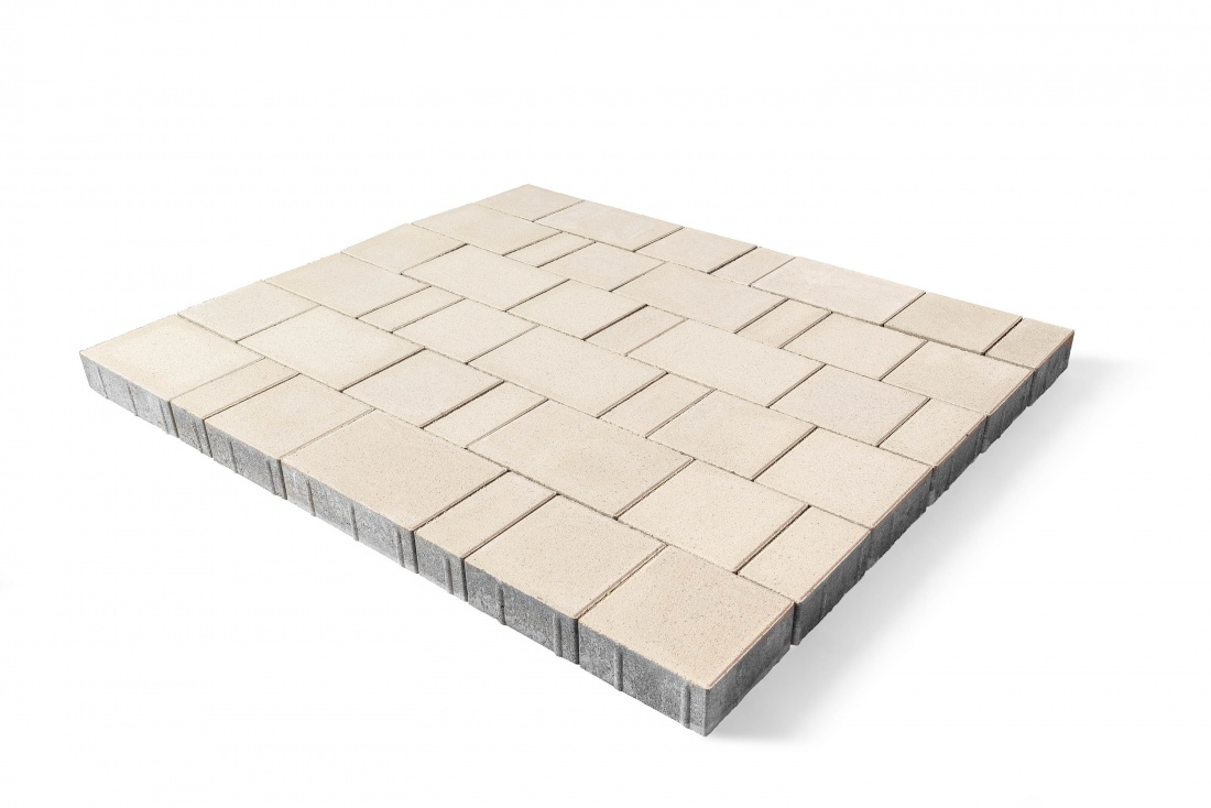 Тротуарная плитка Старый город Ландхаус  Белый