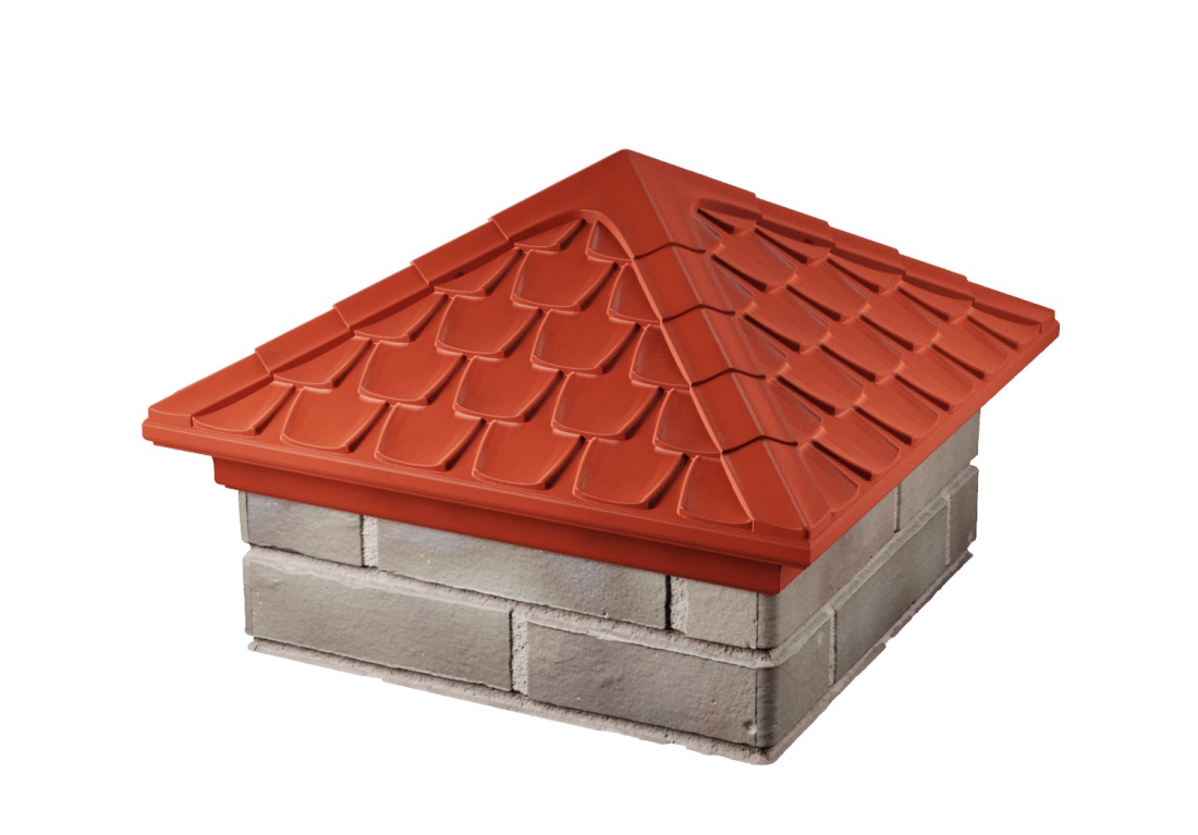 Колпак ELBRUS с посадкой 1,5 х 1,5 кирпича