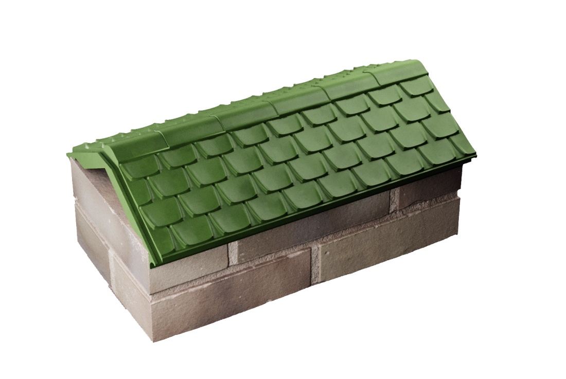 Парапет ELBRUS 255х510 с посадкой на 1кирпич