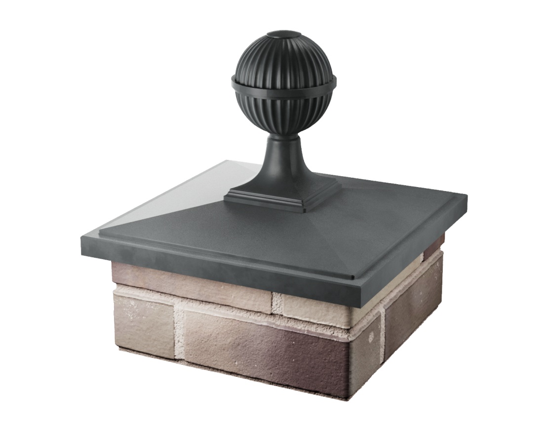 Колпак BONA с шаром 385х385, 400х400мм