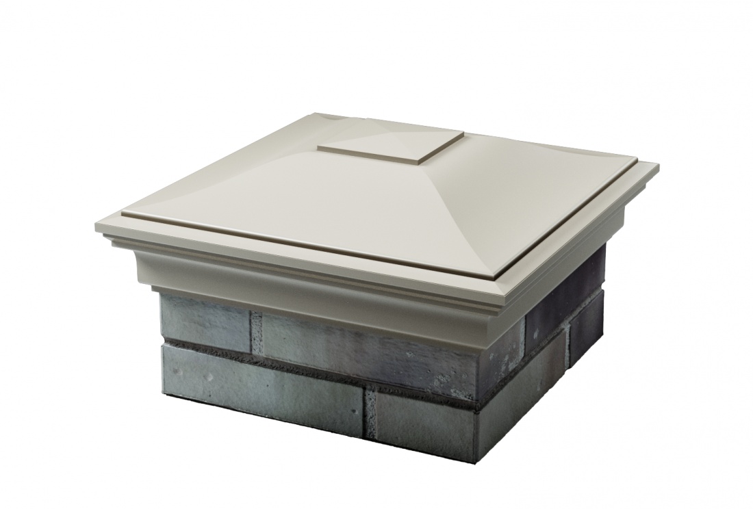 Колпак MONBLAN 355 х 355 с посадкой 1,5 кирпича (0,7 НФ)