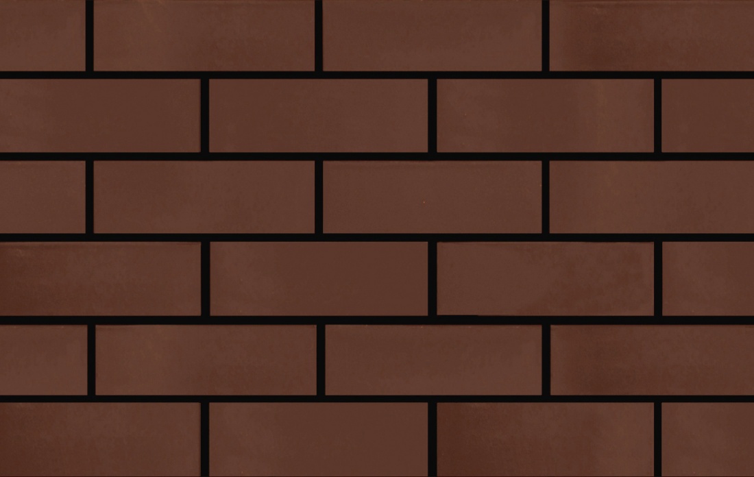 Кирпич облицовочный Темный Шоколад 1 НФ