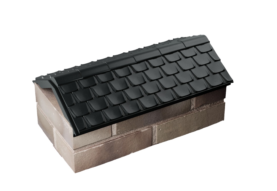 Парапет ELBRUS 255х510 с посадкой на 1кирпич