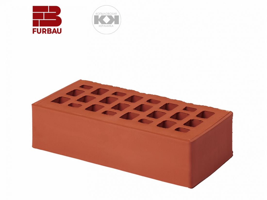 Кирпич лицевой Красный 1 НФ