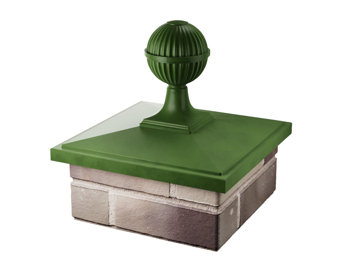 Колпак BONA с шаром 385х385, 400х400мм